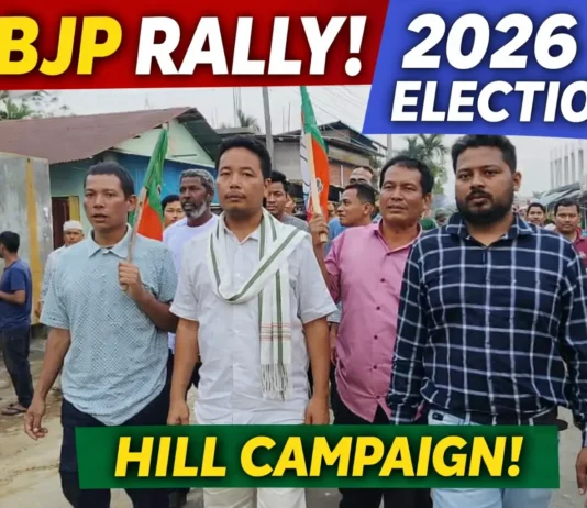 Abindra Renga BJP Rally 2026 Deppa Chhara Campaign Abindra Renga BJP Rally