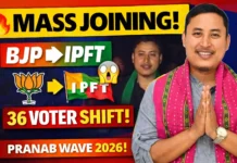 IPFT joining Malbasa 2026: 36 Voters Shift from BJP & TMP IPFT joining Malbasa 2026