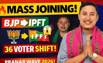 IPFT joining Malbasa 2026: 36 Voters Shift from BJP & TMP IPFT joining Malbasa 2026